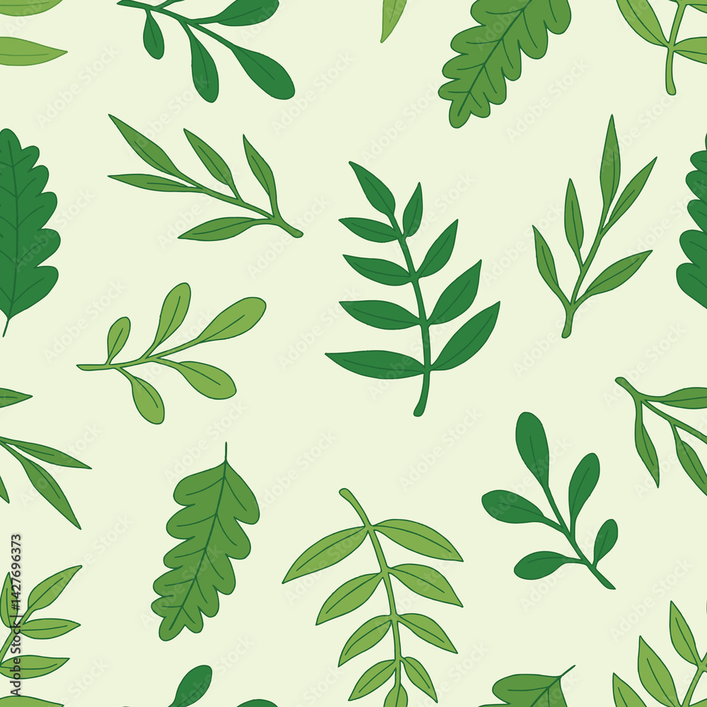 Foliage Vector Seamless Pattern Background for Surface Print Fabric Fashion Wrapping Foliage Vector Seamless Pattern Background for Surface Print Fabric Fashion Wrapping