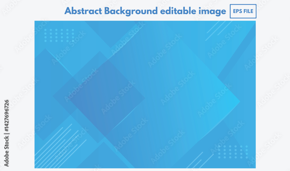 Fototapeta premium Blue color abstract background image vector illustration