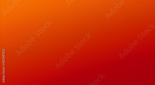 Fiery Gradient Backdrop With Vibrant Orange To Red Color Spectrum
