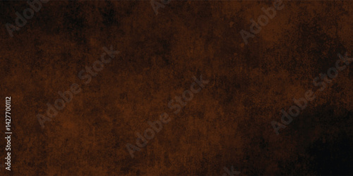 Industrial dark brown concrete backdrop with a mottled and uneven surface texture.
