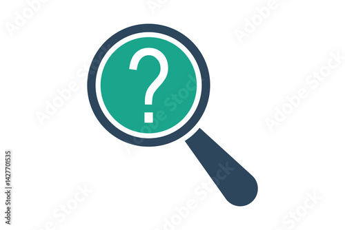 Clue icon. solid icon style. law elements vector illustration