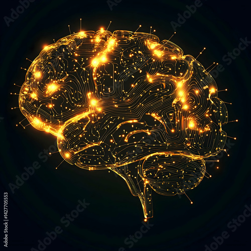 A cranium connected with intricate circuit layouts, showing the nexus of human sharpness and digital energy, commencing themes of AI clarity and prudent mechanization.