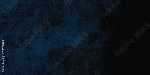 Smudged blue paint effect creating a textured and abstract creative illustration.
