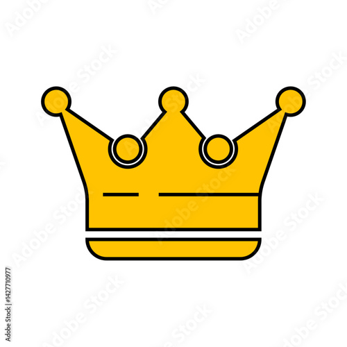 VIP Premium Crown Vector Icon Symbol