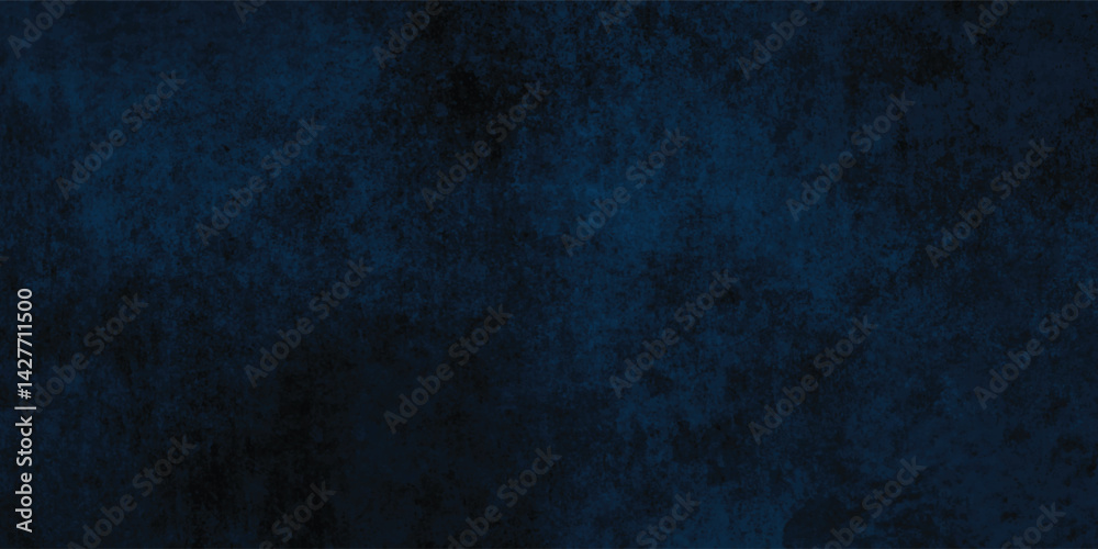 Fototapeta premium Grainy dark blue material background with a slightly distressed and textured surface.