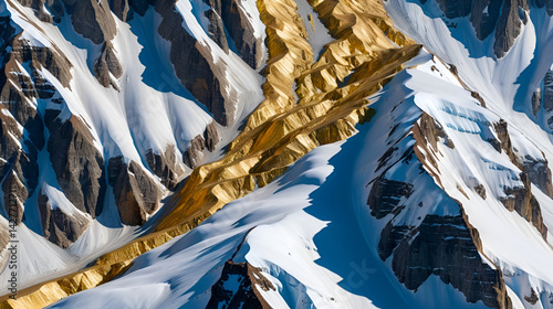 Gold Ricocheting Down a Majestic Avalanche