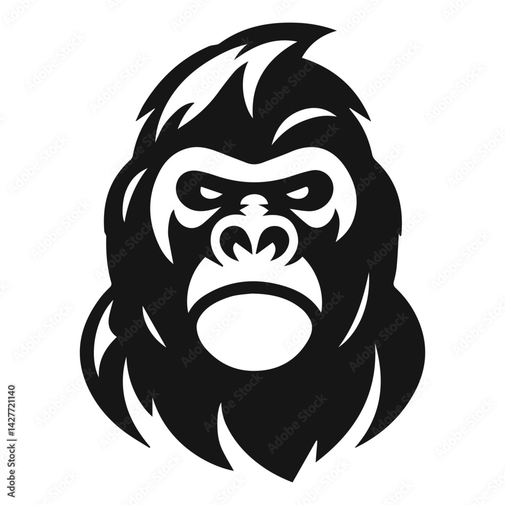 Fototapeta premium Gorilla icon