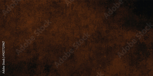 Macro shot of a deep brown painted surface with visible brushstrokes and subtle imperfections.
