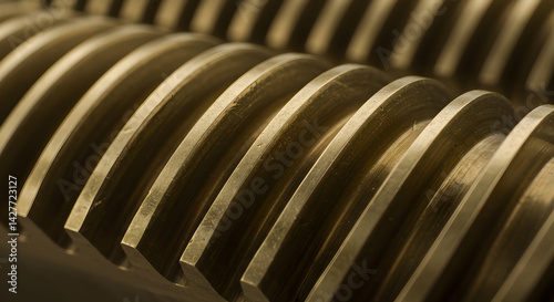 Intricate Metalwork: Capturing the Details of an Industrial Machine Component