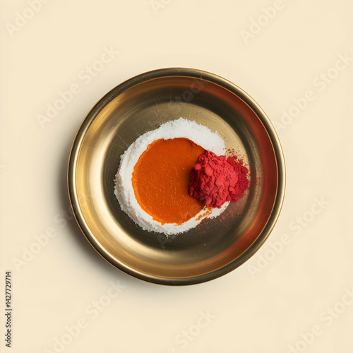 Chandan tika thali pooja thali 