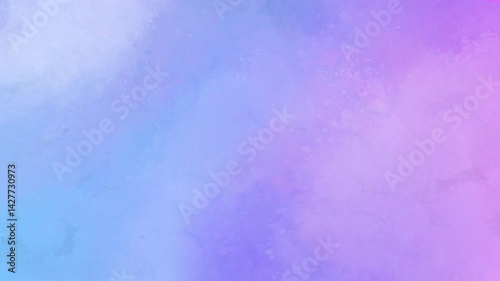 Abstract blue watercolor looping animation background