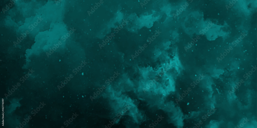 Obraz premium grunge stained blue paper texture close up, abstract blue watercolor painting textured. Freeze motion of dust splash Abstract background . Texture Banner With Space For Text, dark blue background . 