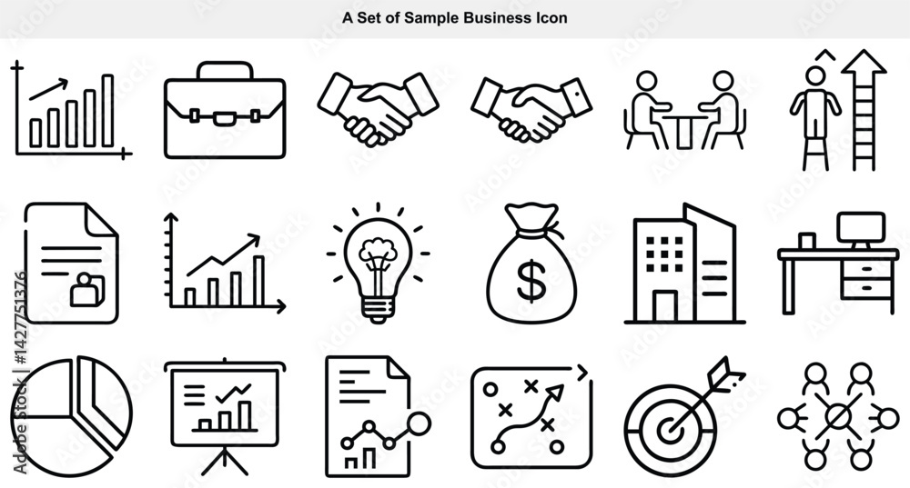 Fototapeta premium A Batch of Top Achievement Icons Vector