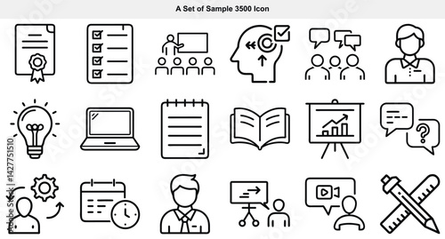 Public Speaking Tools and Accessories Illustration