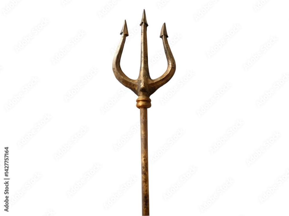 Ancient Trident Image High Resolution Stock Photo isolated on transparent background Ancient Trident Image High Resolution Stock Photo isolated on transparent background