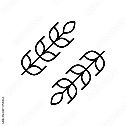 Whole Grains icon vector stock illustration