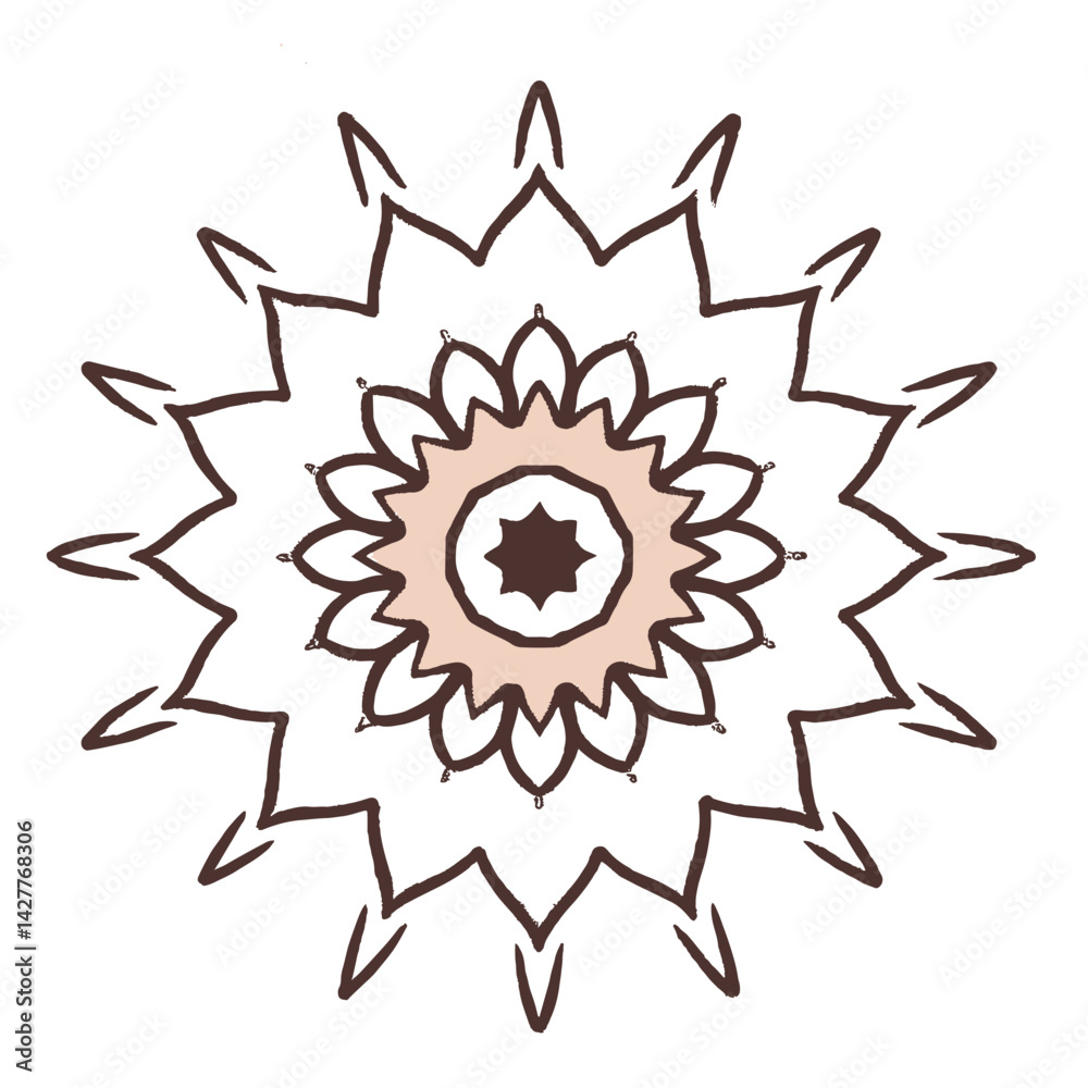 Abstract geometric seamless pattern with elegant details and a warm color palette that captivates the eye. Isolate on white background, commercial use Abstract geometric seamless pattern with elegant details and a warm color palette that captivates the eye. Isolate on white background, commercial use