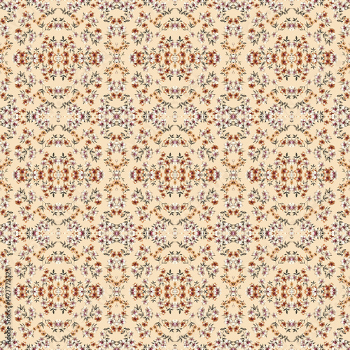 Versatile Colorful Pattern for Textile Design