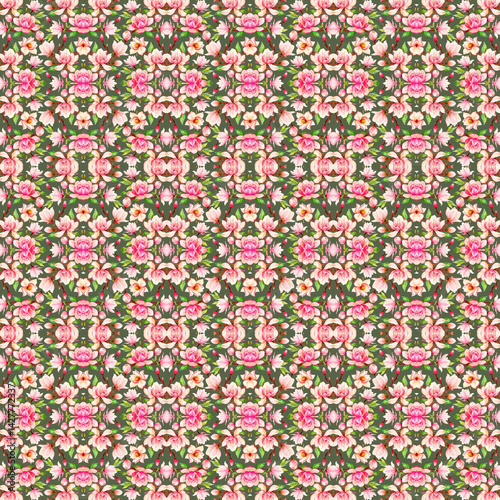 Versatile Colorful Pattern for Textile Design