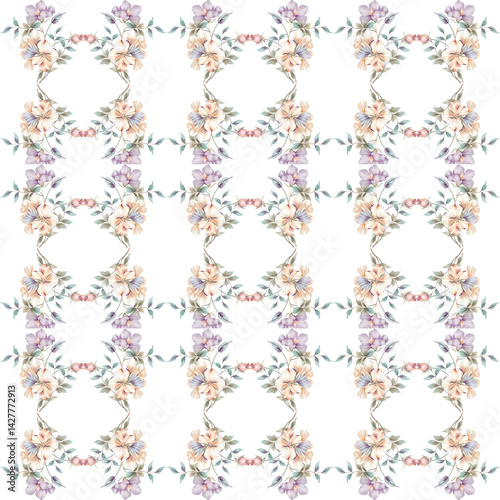 Versatile Colorful Pattern for Textile Design