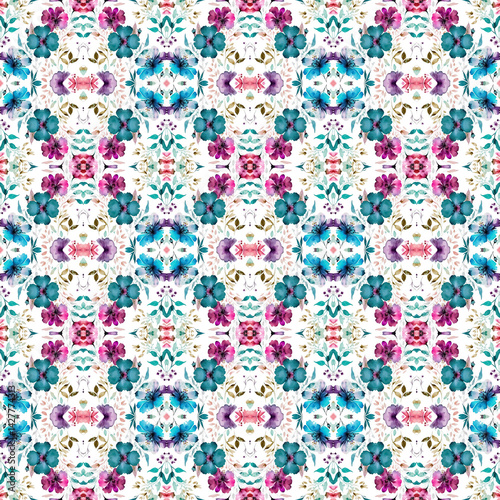 Versatile Colorful Pattern for Textile Design