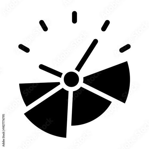 Project Management Vector Glyph Icon Design