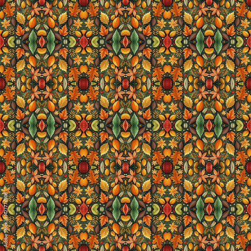 Versatile Colorful Pattern for Textile Design