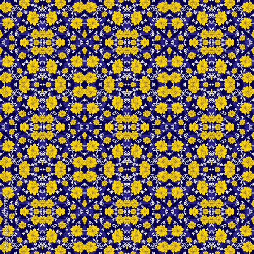 Versatile Colorful Pattern for Textile Design