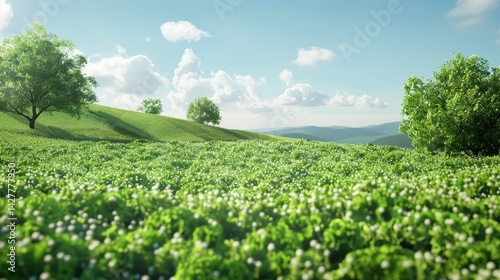 kale field on sunny day. kale field. kale. field