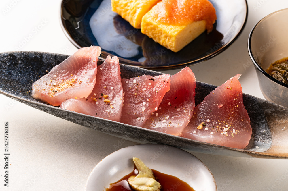 玉子焼きと明太子