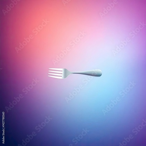 spoon and fork ikon vector illustration logo design, generative white ai