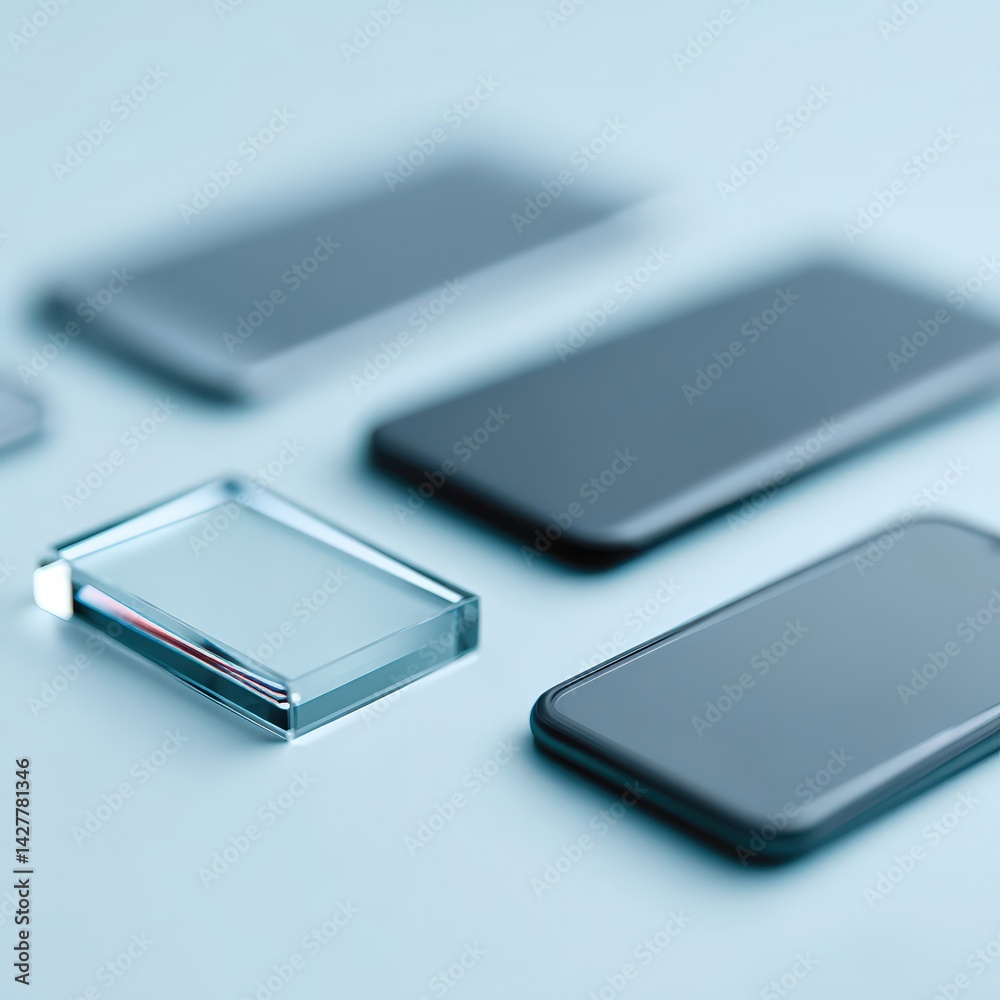 Business communication through smart devices, holographic overlay