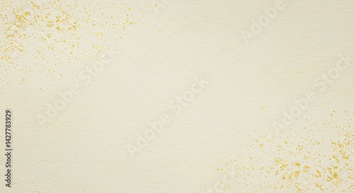 Traditional Japanese Washi Texture with Gold Accents