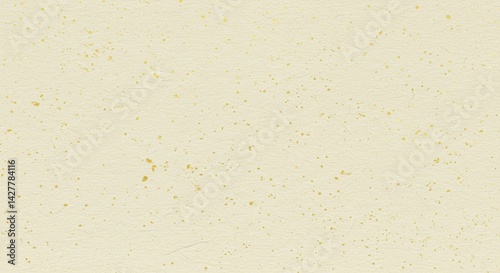 Traditional Japanese Washi Texture with Gold Accents