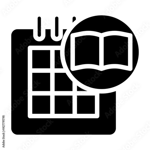 Campus Event Vector Glyph Icon Design