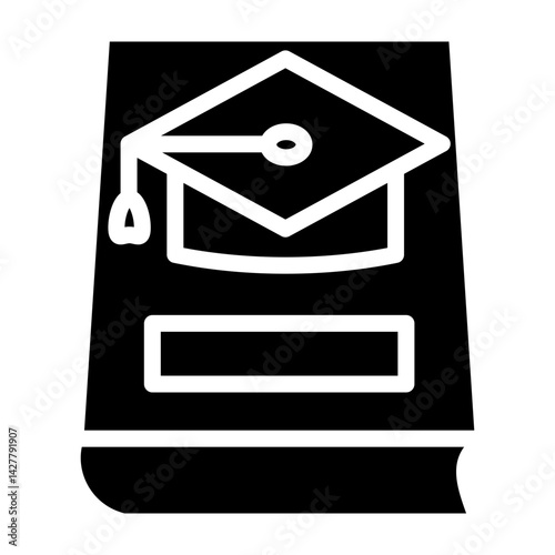 Thesis Vector Glyph Icon Design