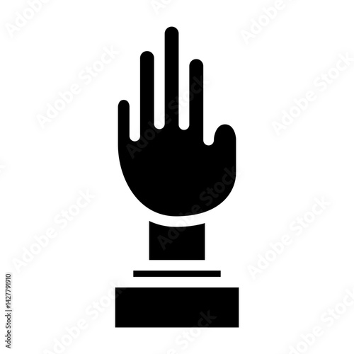 Volunteer Vector Glyph Icon Design