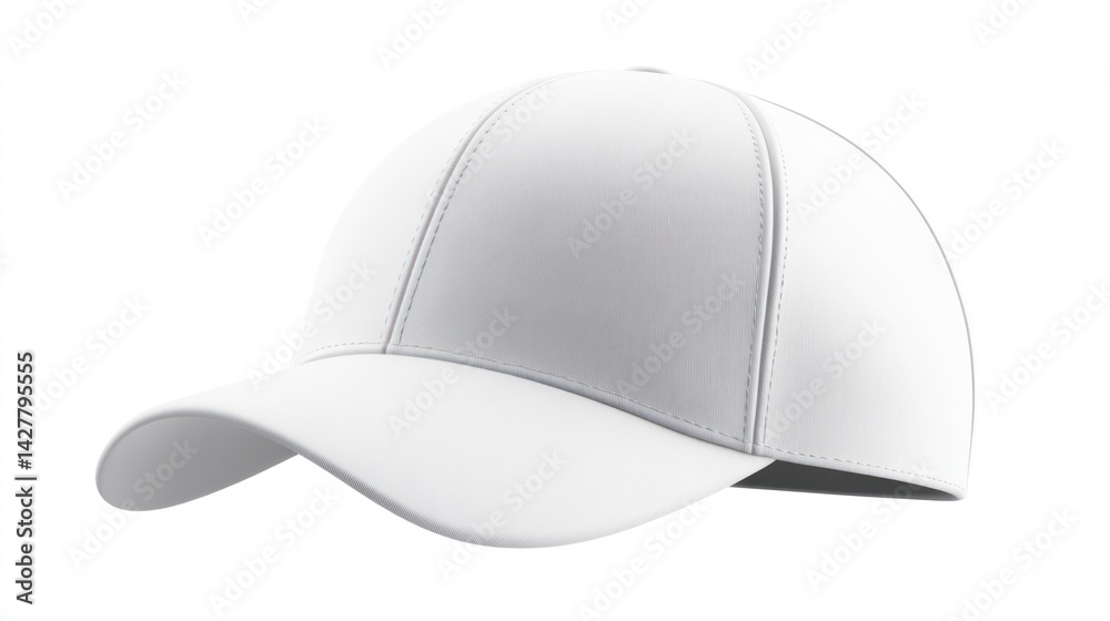 clean minimalist white baseball cap isolated providing ample space for customization branding design or promotional print on a bright background clean minimalist white baseball cap isolated providing ample space for customization branding design or promotional print on a bright background