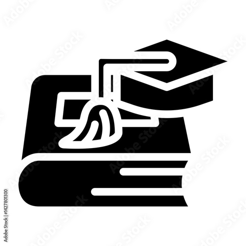 Thesis Vector Glyph Icon Design
