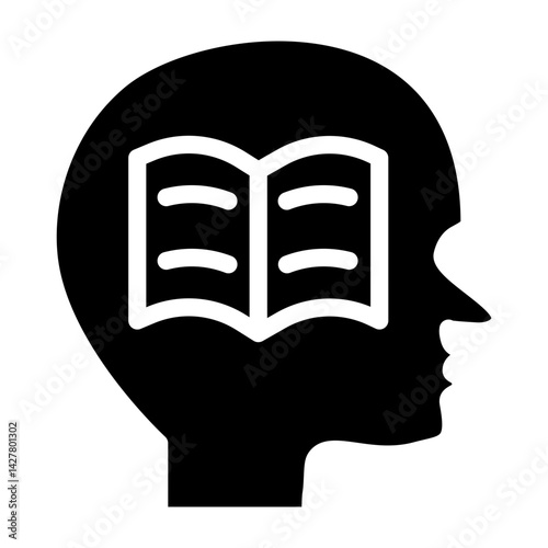 Educate Vector Glyph Icon Design