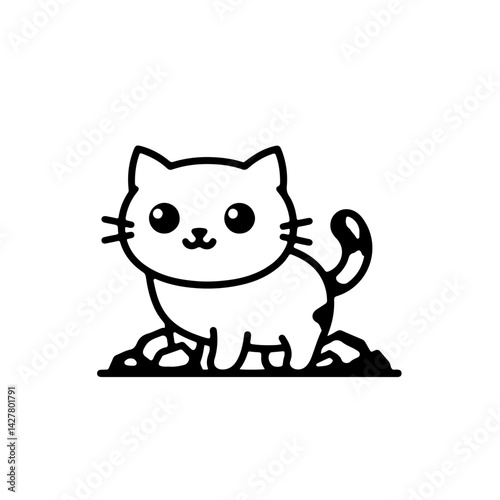 Cat in white 