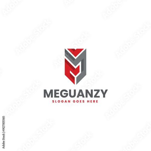 Free Download M Letter Monogram Logo – Modern, Bold, and Professional Identity Mark - GFXLoad