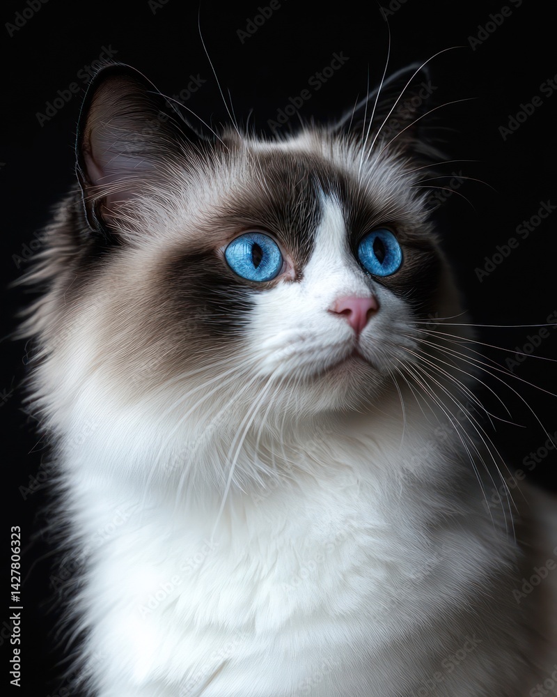 Ragdoll kitten portrait Ragdoll kitten portrait