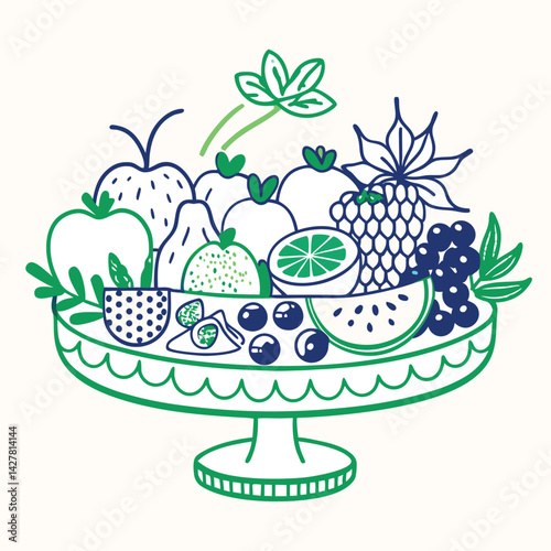 Colorful vegetables and fruits vegan food in rainbow colors Medium pile of assorted fresh and bright fruit Fruits Icons – A huge set includes 78 types of colorful fruits with names. The icons were dra