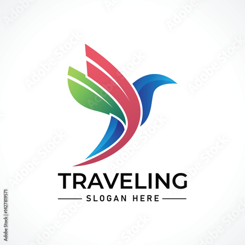 Traveling tour holiday trip summer logo
