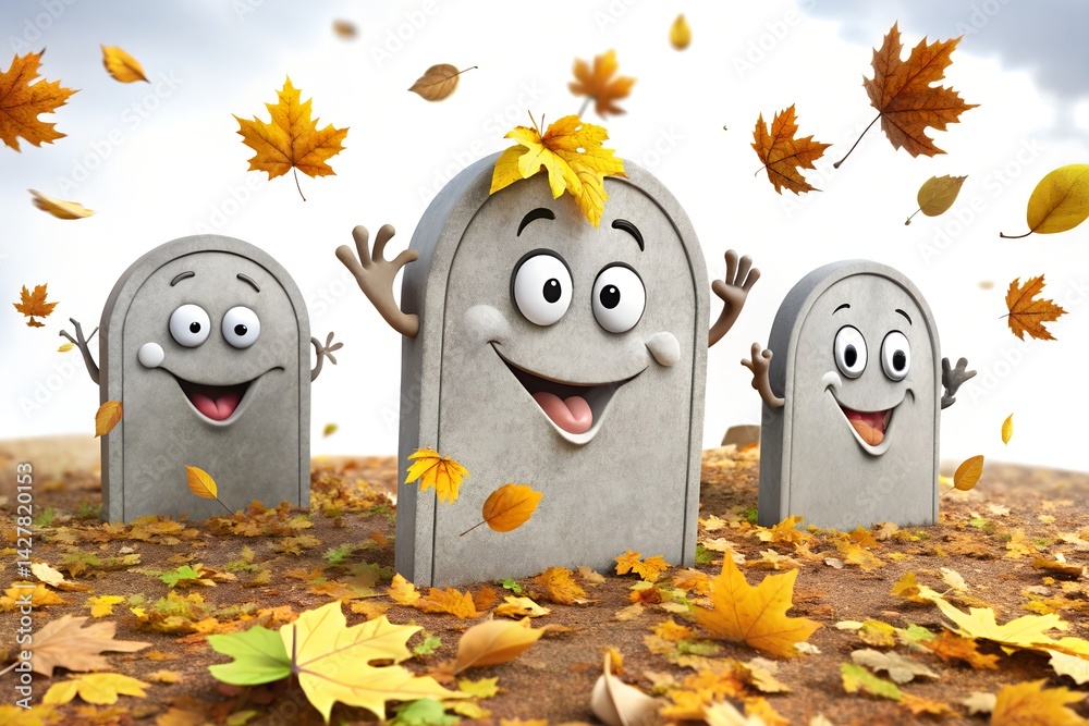 autumn leaves in the park