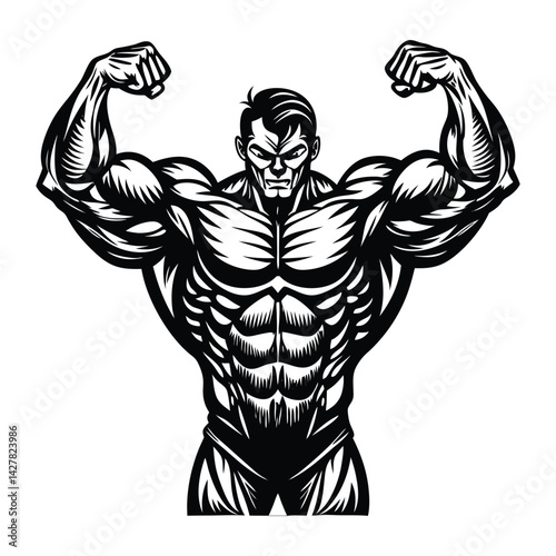 muscular male body