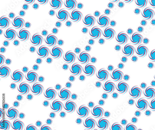 Blue tartan plaid patterns perfectly aligned repeating designs for prints and web backgrounds