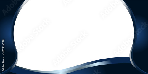 Vector futuristic, energy technology concept. Digital image of light rays, striped lines with blue light, speed and motion blur on a dark blue background.Eps 10