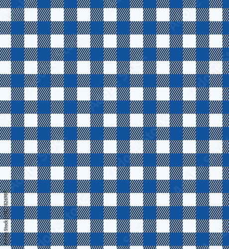 blue plaid fabric